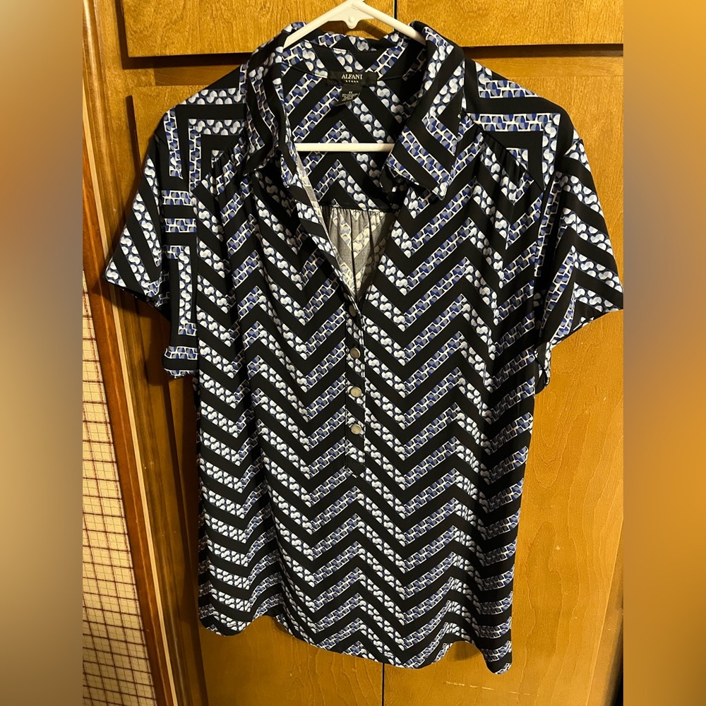 Woman’s Navy Blue Blouse